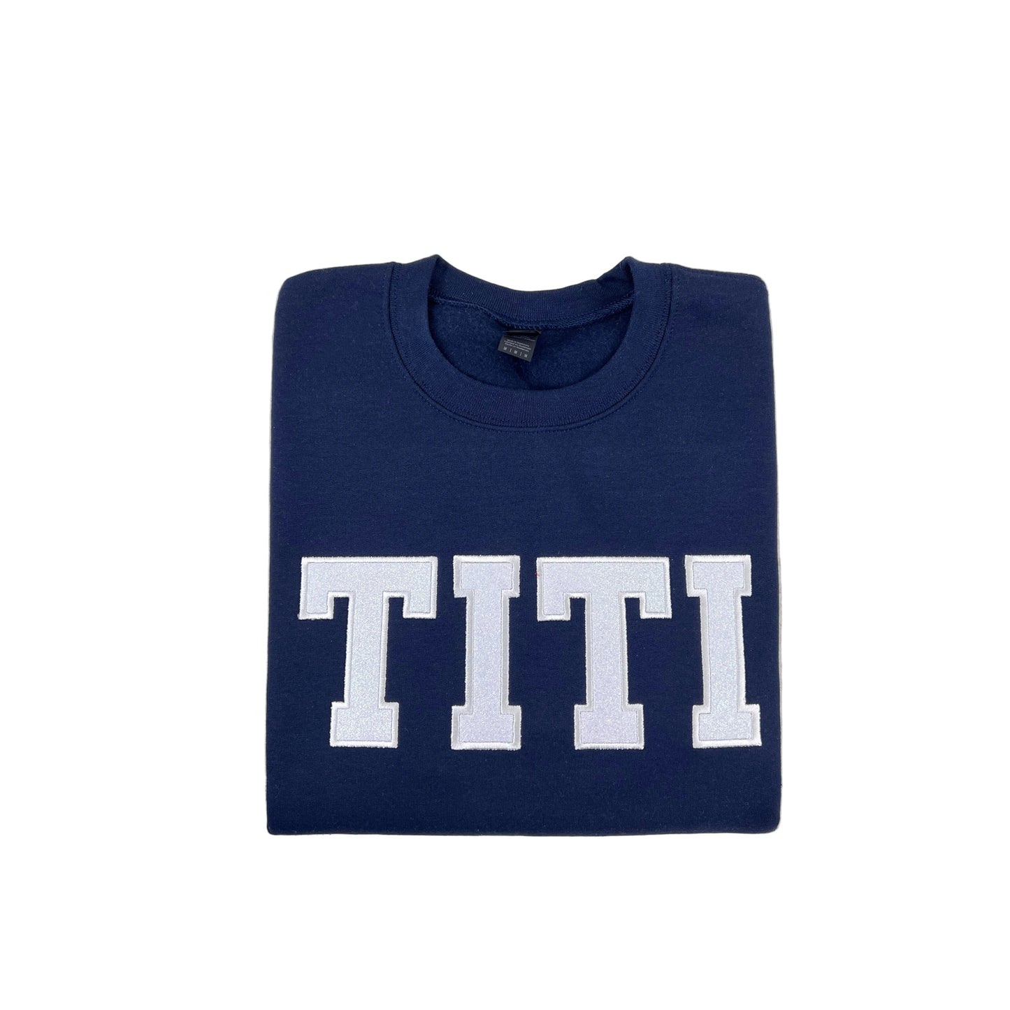 Auntie Glitter Embroidered Sweatshirt