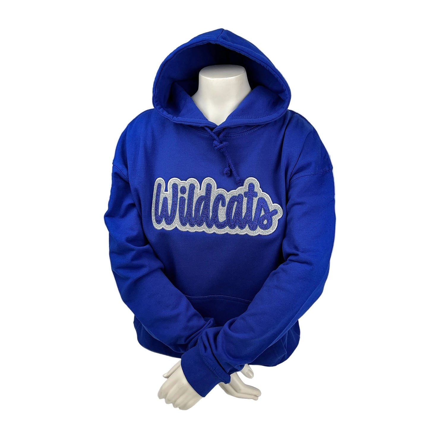Wildcats Double Glitter Embroidered Hoodie