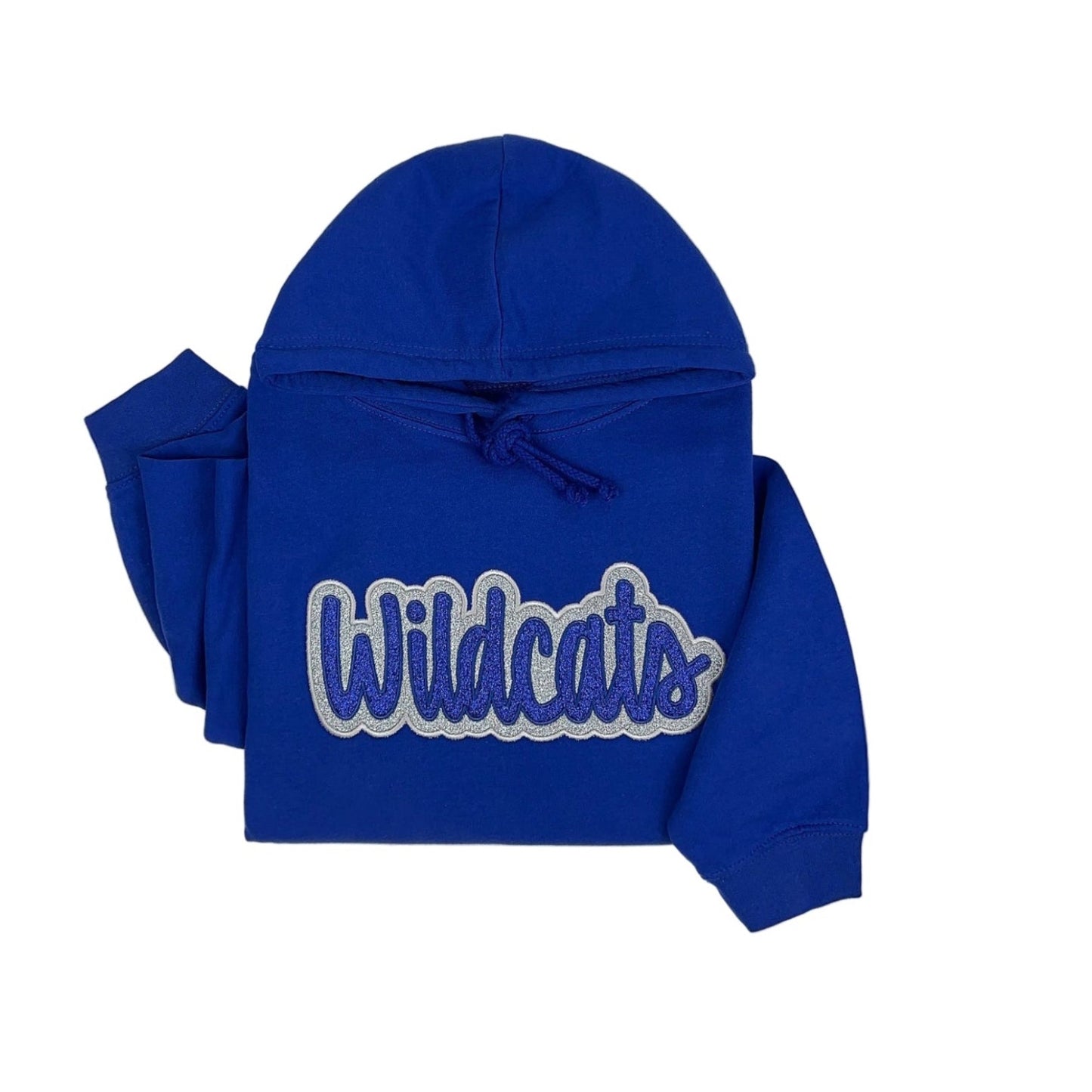 Wildcats Double Glitter Embroidered Hoodie