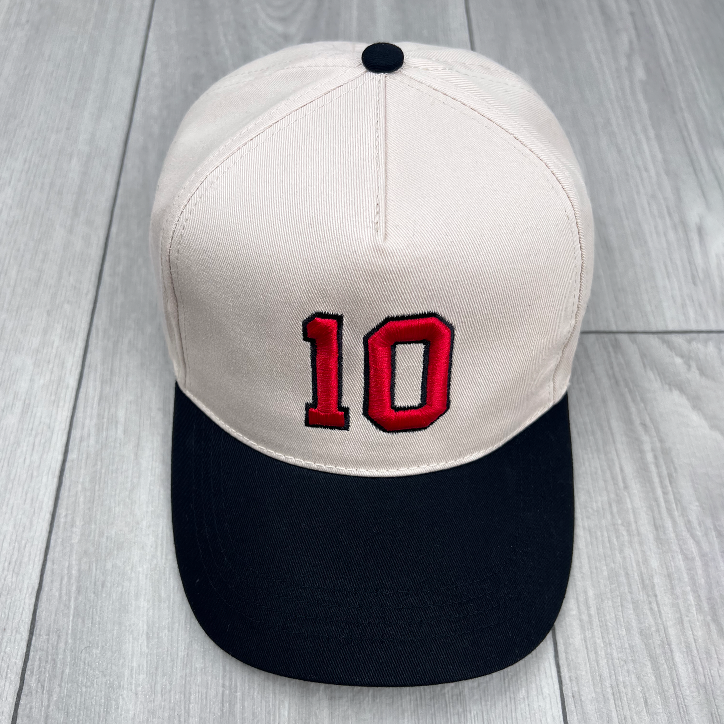 Custom Puff Sports Number Embroidered Hat
