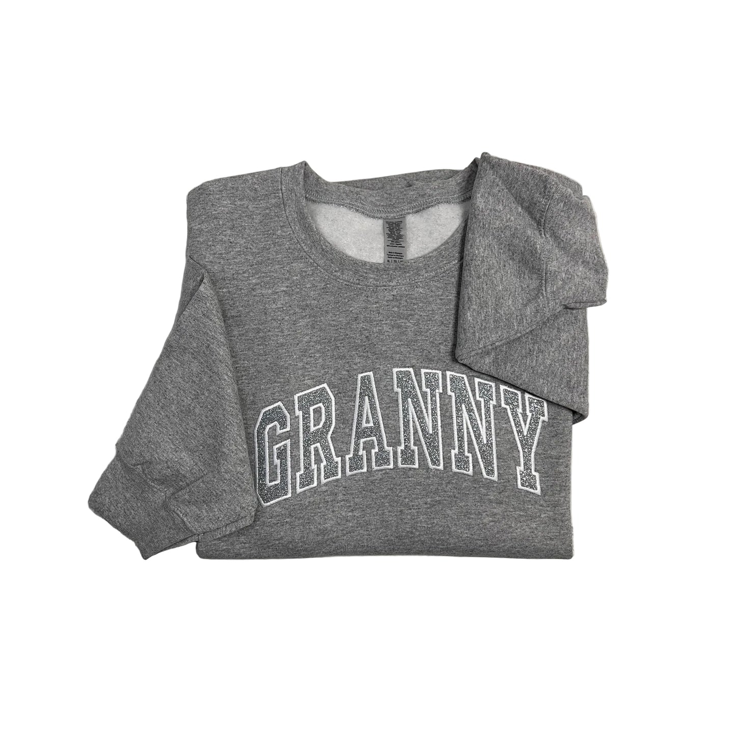 Grandmother Glitter Embroidered Sweatshirt
