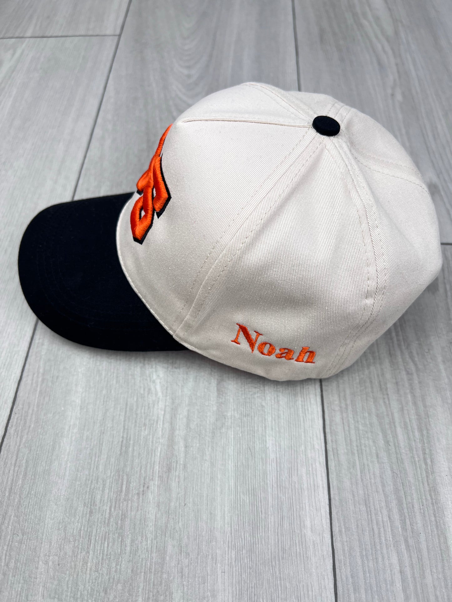 Custom Puff Sports Number Embroidered Hat