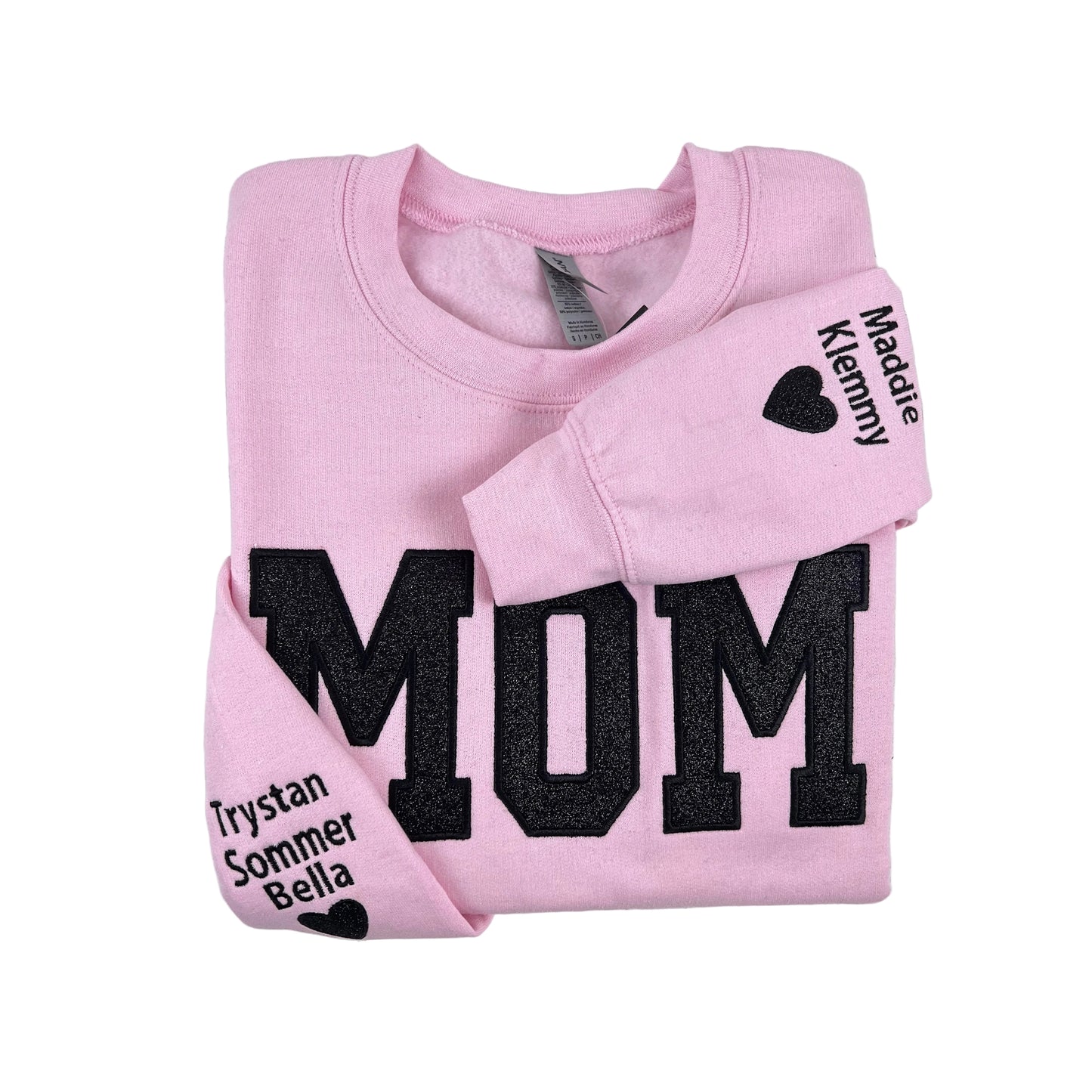 MAMA Glitter Embroidered Sweatshirt